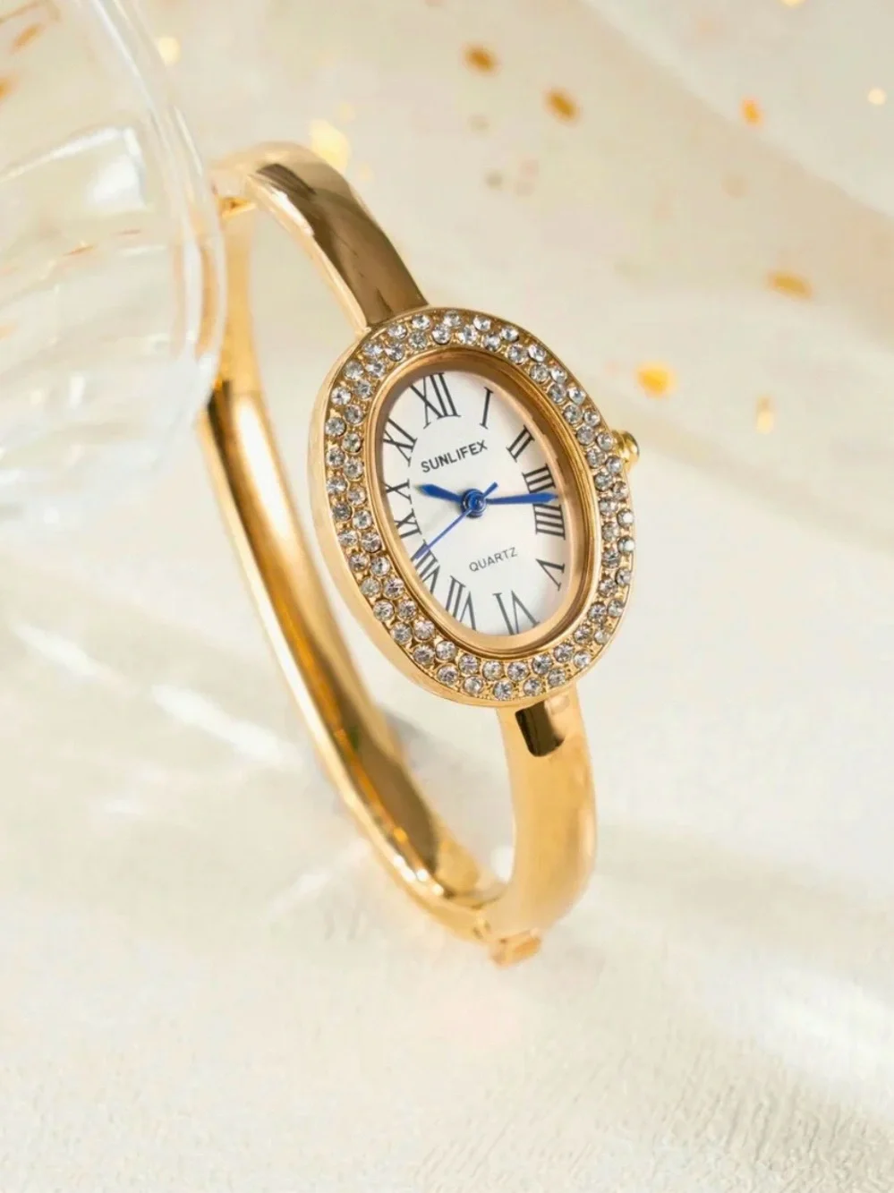 Old Money Bracelet Watch with Diamonds